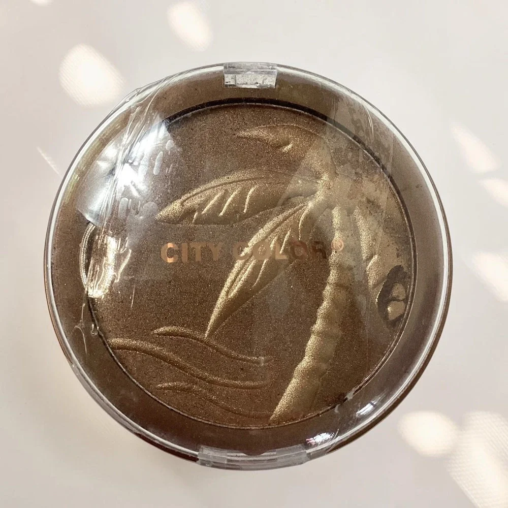 City‎ Color Bronzer Sunset Shimmer Pressed Powder Palm Tree 0.52 oz NEW